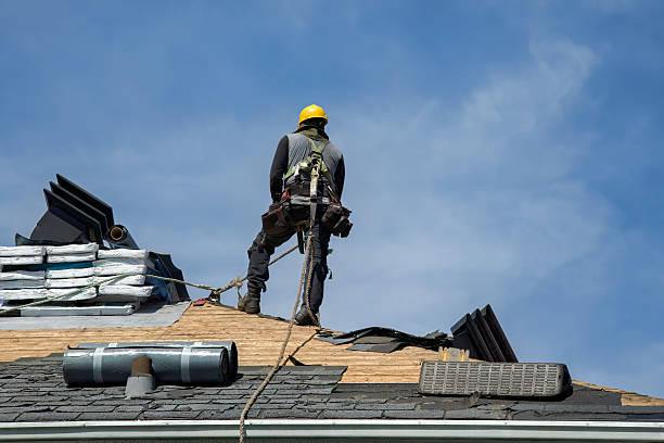 Professional Roof Installation technician working in Absaraka, ND